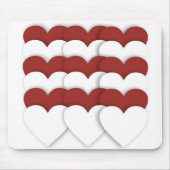 Bündelte Herzen Mousepad (Vorne)