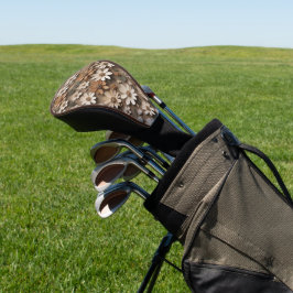 Bündelung von 3D-Blume im minimalistischen Stil Golf Headcover
