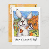 Bunderful Day- Ur Bunreal! Postkarte (Vorne/Hinten)