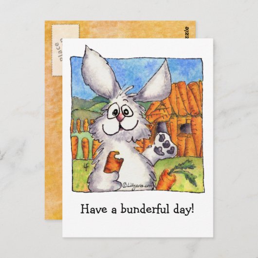 Bunderful Day- Ur Bunreal! Postkarte (Vorne/Hinten)
