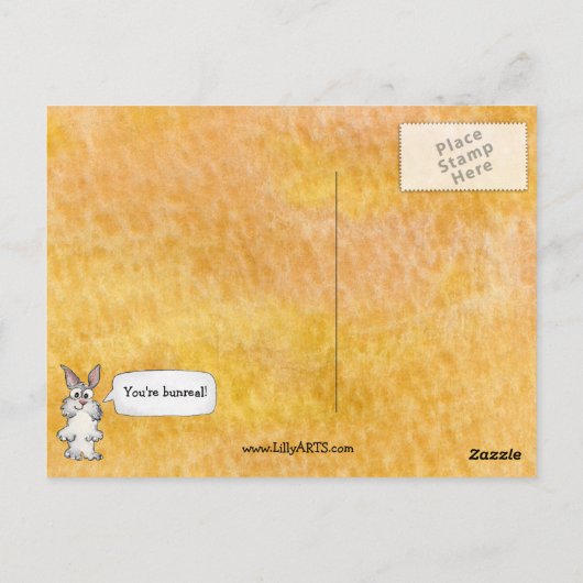 Bunderful Day- Ur Bunreal! Postkarte (Rückseite)
