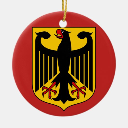 Bundesadler - Bundeswappen Deutschlands - Keramik Ornament (Vorne)