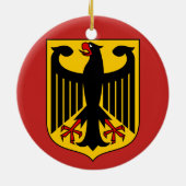 Bundesadler - Bundeswappen Deutschlands - Keramik Ornament (Hinten)