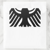 Bundesadler Rechteckiger Aufkleber (Tasche)