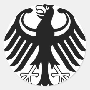 Bundesadler Runder Aufkleber