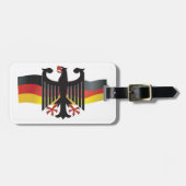 Bundesadler Wappen Deutschlands Gepäckanhänger (Vorderseite horizontal)