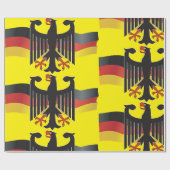 Bundesadler Wappen Deutschlands Geschenkpapier (Flach)