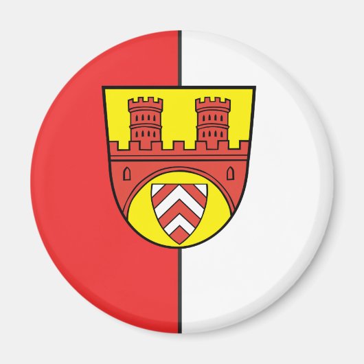 Bundesflagge Bielefeld Magnet (Vorne)