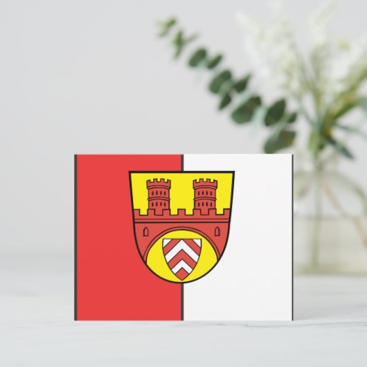 Bundesflagge Bielefeld Postkarte (Stehend Vorderseite)