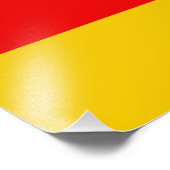 Bundesflagge Fotodruck (Ecke)