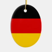 Bundesflagge Keramik Ornament (Vorne)