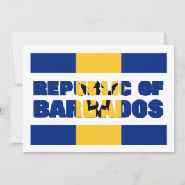 BUNDESREPUBLIK BARBADOS FEIERTAGSKARTE