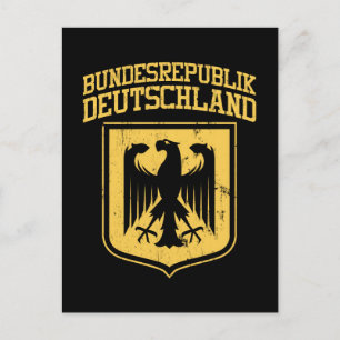 Bundesrepublik Deutschland / deutscher Adler Postkarte
