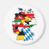 Bundesrepublik Deutschland - Region mit politische Magnet (Vorne)
