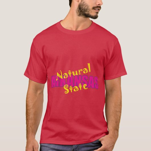 Bundesstaat Arkansas T-Shirt (Vorderseite)