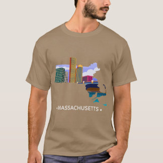 Bundesstaat Massachusetts 1 T-Shirt