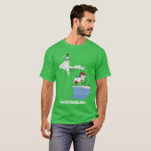 Bundesstaat Michigan 1 T-Shirt (Vorne ganz)