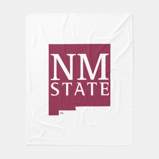 Bundesstaat New Mexico Fleecedecke (Vorderseite)