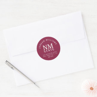 Bundesstaat New Mexico Runder Aufkleber
