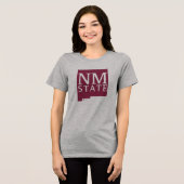 Bundesstaat New Mexico Tri-Blend Shirt (Vorderseite voll)