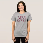 Bundesstaat New Mexico Tri-Blend Shirt (Vorderseite voll)