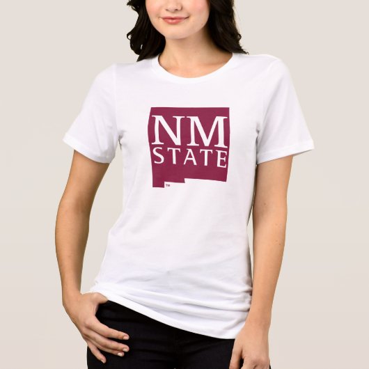 Bundesstaat New Mexico Tri-Blend Shirt (Vorderseite)