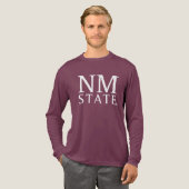 Bundesstaat New Mexico Tri-Blend Shirt (Volle Vorderseite)