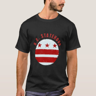 Bundesstaat Washington D.C. Flagge des District of T-Shirt