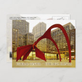 Bundesstaatlich Centre Plaza, Chicago, Illinois Postkarte (Vorne/Hinten)