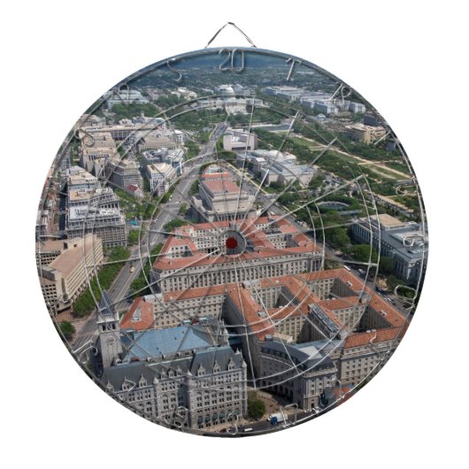 Bundesstaatlich Triangle Washington D.C. Dartscheibe (vorne)