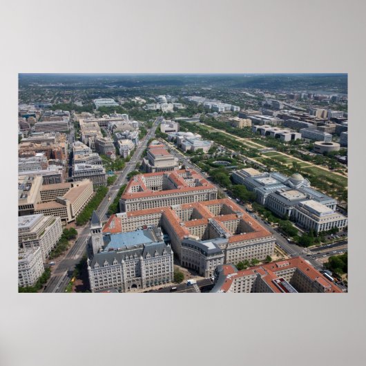 Bundesstaatlich Triangle Washington D.C. Poster (Vorne)
