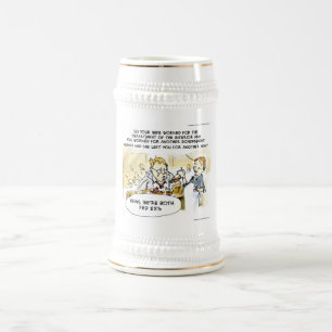 Bundesstaatliche Ex-Ehefrau Funny Bierglas
