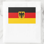 Bundesstaatliche Flagge Rechteckiger Aufkleber (Tasche)
