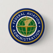 Bundesstaatliche Luftfahrtverwaltung FAA Button (Vorderseite)
