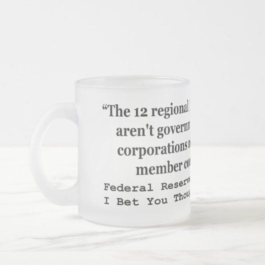 Bundesstaatliche Reserve-Banken sind nicht Mattglastasse (Links)