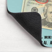 BUNDESSTAATLICHE Reserve für 20 US-Dollar Mousepad (Ecke)