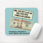 BUNDESSTAATLICHE Reserve für 20 US-Dollar Mousepad (Mit Mouse)