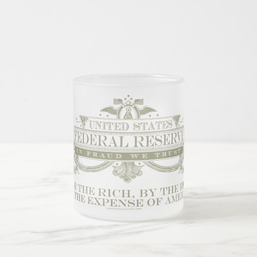 Bundesstaatliche Reserve-Tasse Mattglastasse (Mittel)