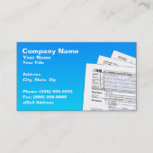 Bundesstaatliche Steuerformulare Visitenkarte (Vorderseite)