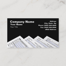 Bundesstaatliche Steuerformulare Visitenkarte