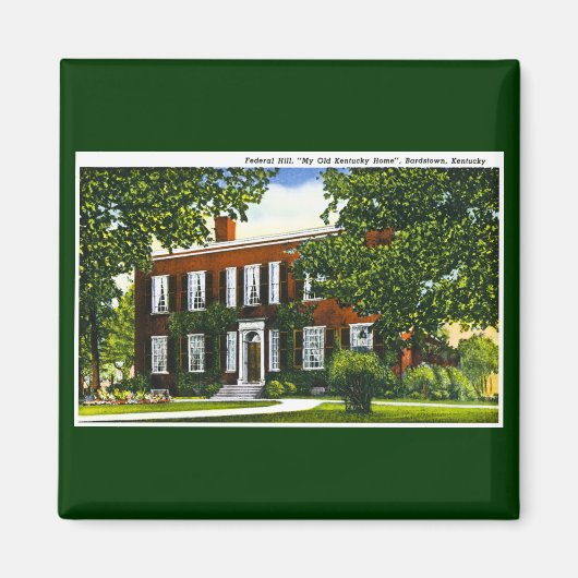 Bundesstaatlicher Hügel, Bardstown, Kentucky Magnet (Vorne)