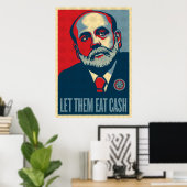 Bundesstaatlicher Notenbankchef Ben Bernanke Print Poster (Heimbüro)