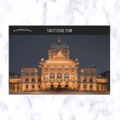 Bundesstaatlicher Palast Bern - Schweiz Postkarte
