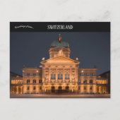 Bundesstaatlicher Palast Bern - Schweiz Postkarte (Vorderseite)