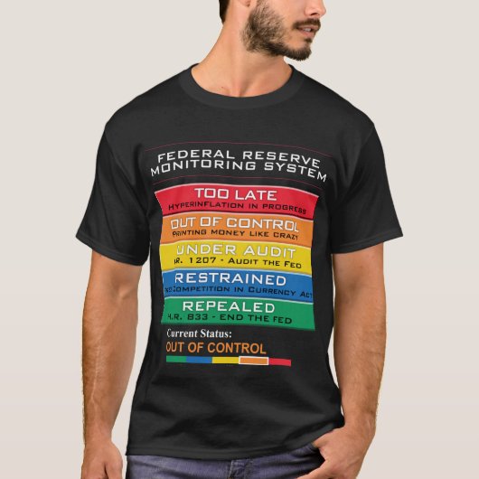 Bundesstaatlicher Reserve-Überwachungsanlage-T - T-Shirt (Vorderseite)