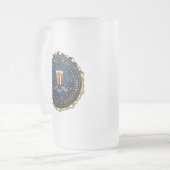 Bundesstaatliches Büro der Untersuchung Mattglas Bierglas (Vorderseite Links)