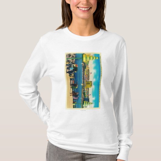 Bundesstaatliches Gebäude und Seen der Nationen T-Shirt (Vorderseite)