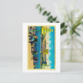 Bundesstaatliches Gebäude und Seen der Vereinten N Postkarte (Stehend Vorderseite)