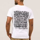 Bundesstaatliches Reserve-Rechnungsprüfungs-Shirt T-Shirt (Rückseite)