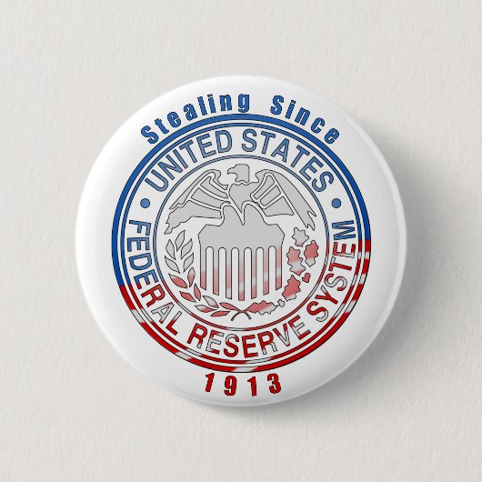 Bundesstaatliches Reserve-System Button (Vorderseite)